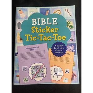 Barbour Kidz Bible Sticker Tic Tac Toe Classic Stories Fun Activity Book Ages 5+
